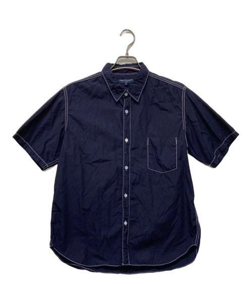 COMME des GARCONS HOMME（コムデギャルソン オム）COMME des GARCONS HOMME (コムデギャルソン オム) 半袖シャツ ネイビー サイズ:Lの古着・服飾アイテム