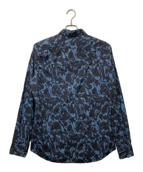 MARNI（マルニ）MARNI (マルニ) 総柄シャツ ネイビー サイズ:48の古着・服飾アイテム
