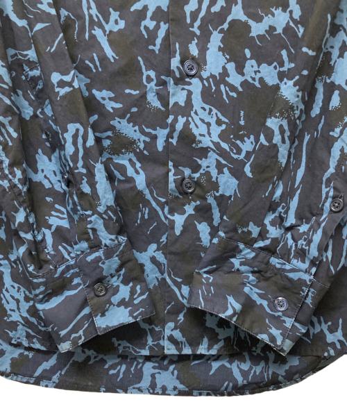 MARNI（マルニ）MARNI (マルニ) 総柄シャツ ネイビー サイズ:48の古着・服飾アイテム