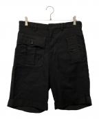 COMME des GARCONS HOMME PLUSコムデギャルソンオムプリュス）の古着「アシメポケットショートパンツ」｜ブラック