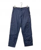 COMME des GARCONS SHIRTコムデギャルソンシャツ）の古着「リネン混ワークパンツ」｜ネイビー
