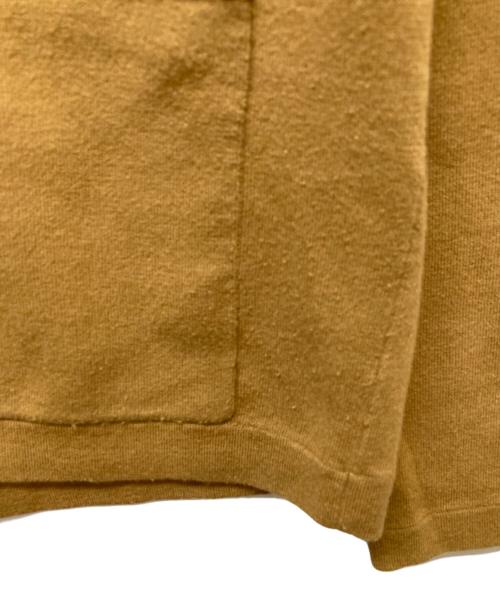 CABAN（キャバン）CABaN (キャバン) コットンカシミヤ ポロカーディガン ブラウン サイズ:Mの古着・服飾アイテム