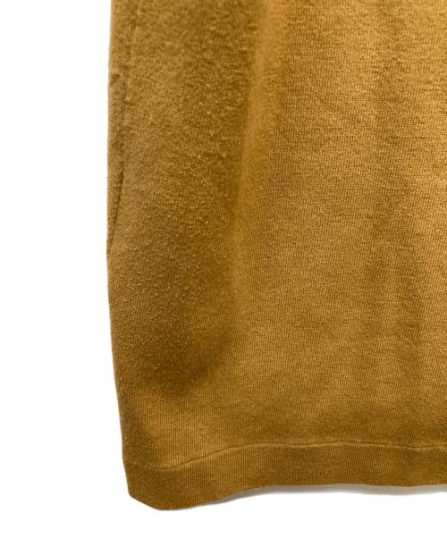 CABAN（キャバン）CABaN (キャバン) コットンカシミヤ ポロカーディガン ブラウン サイズ:Mの古着・服飾アイテム