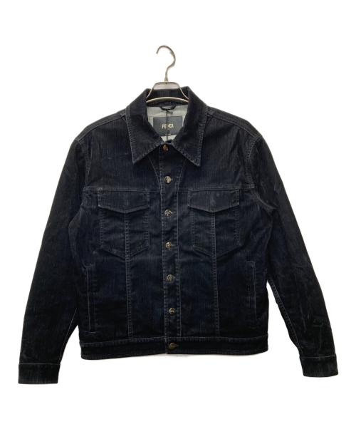 FENDI（フェンディ）FENDI (フェンディ) デニムジャケット ブラック サイズ:46 未使用品の古着・服飾アイテム