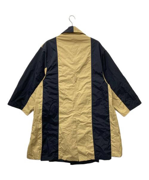 Hysteric Glamour（ヒステリックグラマー）Hysteric Glamour (ヒステリックグラマー) CIRCLE HERITAGE (サークルヘリテージ) コラボコート ベージュ×ブラック サイズ:Mの古着・服飾アイテム