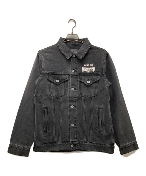 Hysteric Glamour（ヒステリックグラマー）Hysteric Glamour (ヒステリックグラマー) WIND AND SEA (ウィンダンシー) デニムジャケット ブラック サイズ:Lの古着・服飾アイテム