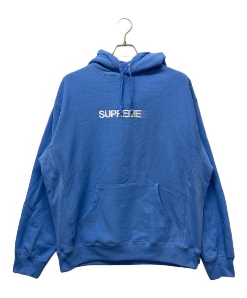 SUPREME（シュプリーム）Supreme (シュプリーム) Motion Logo Hooded Shirts/23SS ブルー サイズ:Largeの古着・服飾アイテム