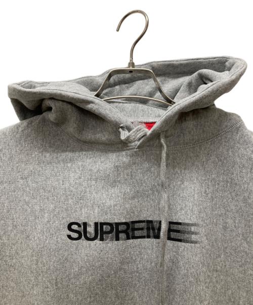 SUPREME（シュプリーム）Supreme (シュプリーム) Motion Logo Hooded Shirts グレー サイズ:Smallの古着・服飾アイテム