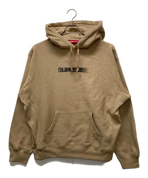 SUPREME（シュプリーム）Supreme (シュプリーム) Motion Logo Hooded Shirts ブラウン サイズ:MEDIUMの古着・服飾アイテム