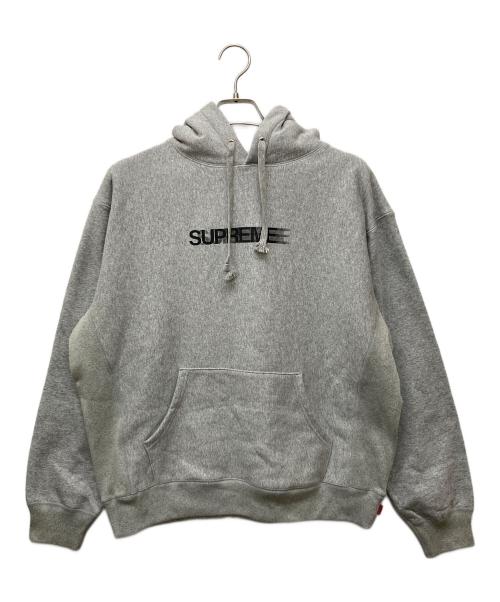 SUPREME（シュプリーム）Supreme (シュプリーム) Motion Logo Hooded Shirts/23SS グレー サイズ:Mの古着・服飾アイテム