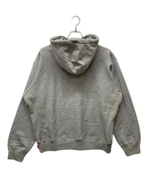 SUPREME（シュプリーム）Supreme (シュプリーム) Motion Logo Hooded Shirts/23SS グレー サイズ:Mの古着・服飾アイテム