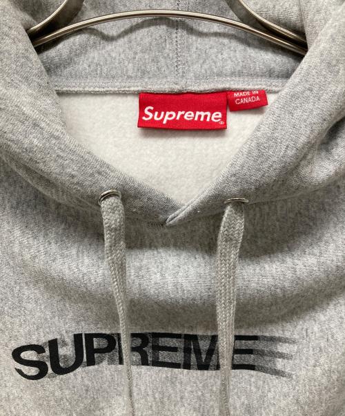 SUPREME（シュプリーム）Supreme (シュプリーム) Motion Logo Hooded Shirts/23SS グレー サイズ:Mの古着・服飾アイテム