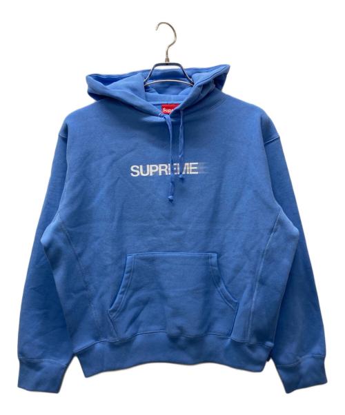 SUPREME（シュプリーム）Supreme (シュプリーム) Motion Logo Hooded Shirts ブルー サイズ:Smallの古着・服飾アイテム