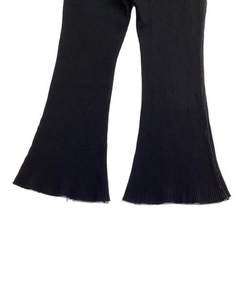BASICK（ベイシックス）BASICK (ベイシックス) Organic Thermal Flared Pants ブラック サイズ:Sの古着・服飾アイテム