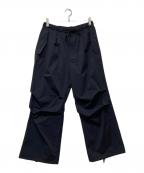 UNITED ARROWS×PERTEXユナイテッドアローズ×パーテックス）の古着「ワイド イージーパンツ ー撥水ー」｜ネイビー