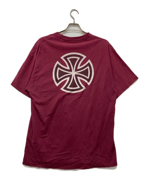 INDEPENDENT（インディペンデント）INDEPENDENT (インディペンデント) プリントTシャツ レッド サイズ:SIZE 不明の古着・服飾アイテム
