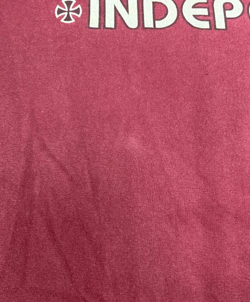 INDEPENDENT（インディペンデント）INDEPENDENT (インディペンデント) プリントTシャツ レッド サイズ:SIZE 不明の古着・服飾アイテム