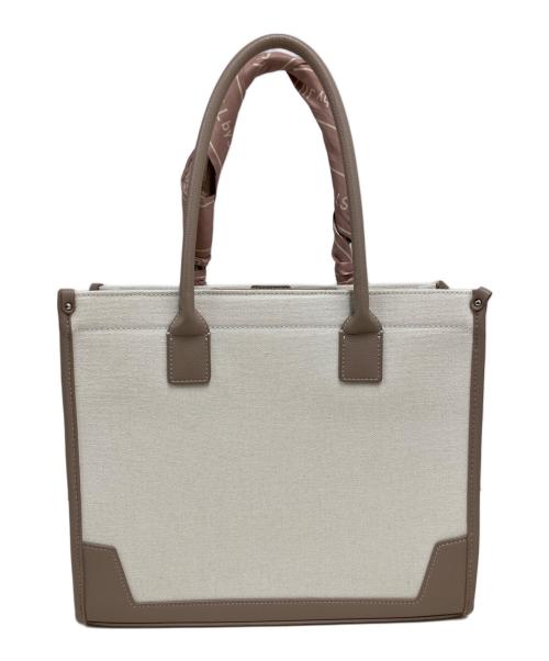 JILL BY JILLSTUART（ジル バイ ジルスチュアート）JILL BY JILLSTUART (ジル バイ ジルスチュアート) Link J スカーフトートバッグ ベージュの古着・服飾アイテム