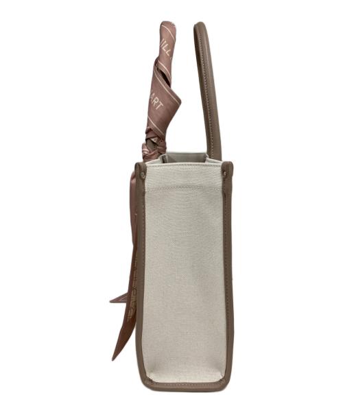 JILL BY JILLSTUART（ジル バイ ジルスチュアート）JILL BY JILLSTUART (ジル バイ ジルスチュアート) Link J スカーフトートバッグ ベージュの古着・服飾アイテム