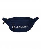 BALENCIAGAバレンシアガ）の古着「ウィール ベルトバッグ」｜ネイビー