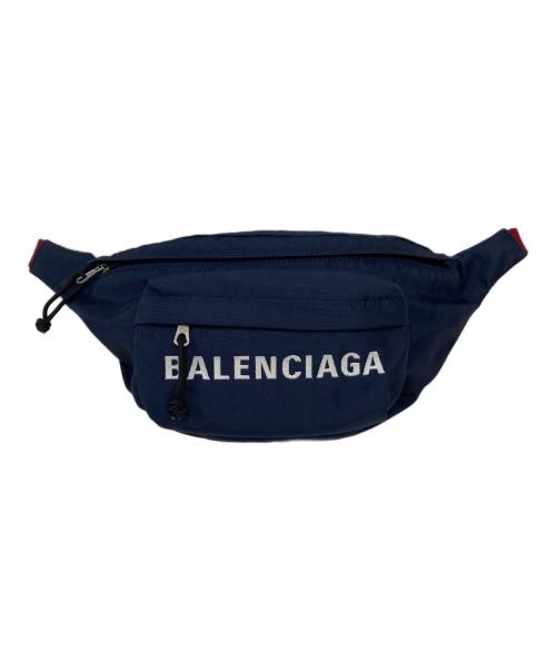 BALENCIAGA（バレンシアガ）BALENCIAGA (バレンシアガ) ウィール ベルトバッグ ネイビーの古着・服飾アイテム