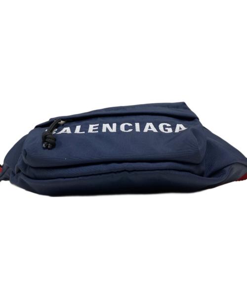 BALENCIAGA（バレンシアガ）BALENCIAGA (バレンシアガ) ウィール ベルトバッグ ネイビーの古着・服飾アイテム