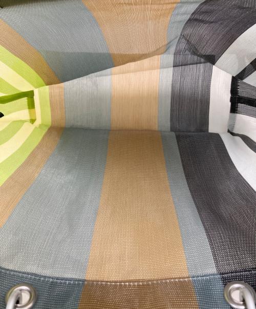 MARNI（マルニ）MARNI (マルニ) マーケットストライプトートバッグ グレー×イエローの古着・服飾アイテム