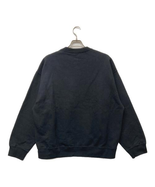 stussy（ステューシー）stussy (ステューシー) NIKE (ナイキ) Washed NRG Fleece Crewneck ブラック サイズ:Lの古着・服飾アイテム