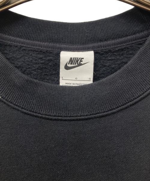 stussy（ステューシー）stussy (ステューシー) NIKE (ナイキ) Washed NRG Fleece Crewneck ブラック サイズ:Lの古着・服飾アイテム