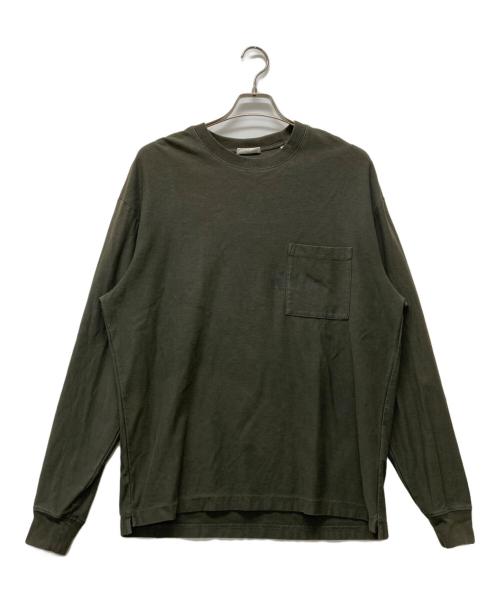 KITH（キス）KITH (キス) L/Sポケットカットソー オリーブ サイズ:SIZE Mの古着・服飾アイテム