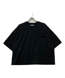 DISCOVERED（ディスカバード）の古着「スタッズ付きポケットTシャツ」｜ブラック