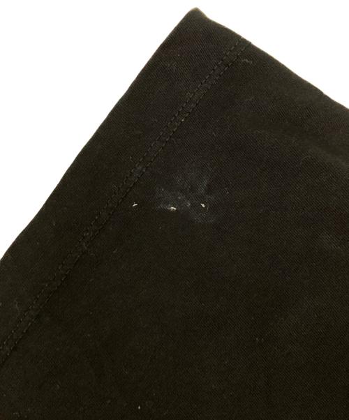 JIL SANDER（ジルサンダー）JIL SANDER (ジルサンダー) モックネック コットンオーバーサイズTシャツ ブラック サイズ:Ｌの古着・服飾アイテム