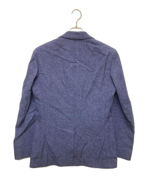 RRL（ダブルアールエル）RRL (ダブルアールエル) クルミボタン3Bツイードテーラードジャケット ネイビー サイズ:36Sの古着・服飾アイテム