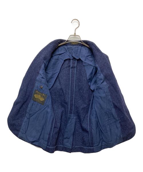 RRL（ダブルアールエル）RRL (ダブルアールエル) クルミボタン3Bツイードテーラードジャケット ネイビー サイズ:36Sの古着・服飾アイテム
