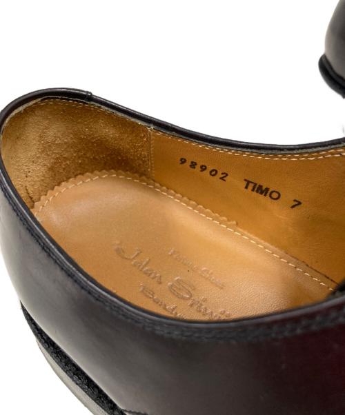 Jalan Sriwijaya（ジャランスリウァヤ）Jalan Sriwijaya (ジャランスリウァヤ) コードバンプレーントゥシューズ ブラック サイズ:7の古着・服飾アイテム