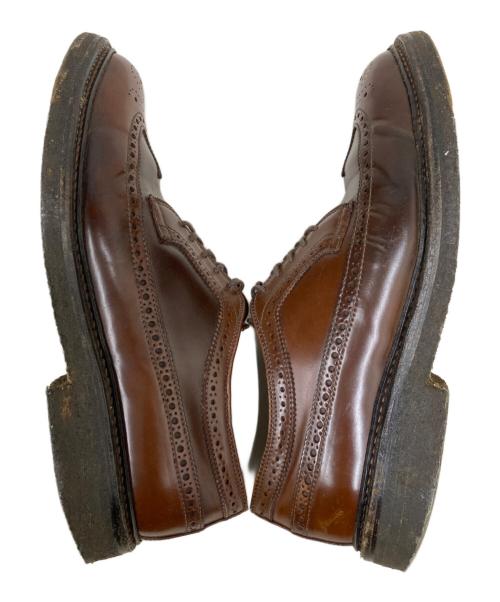 Alden（オールデン）ALDEN (オールデン) ラベロコードバン ロングウィングチップ シューズ ブラウン サイズ:7の古着・服飾アイテム