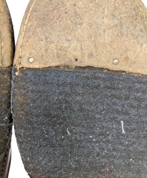 Alden（オールデン）ALDEN (オールデン) ラベロコードバン ロングウィングチップ シューズ ブラウン サイズ:7の古着・服飾アイテム