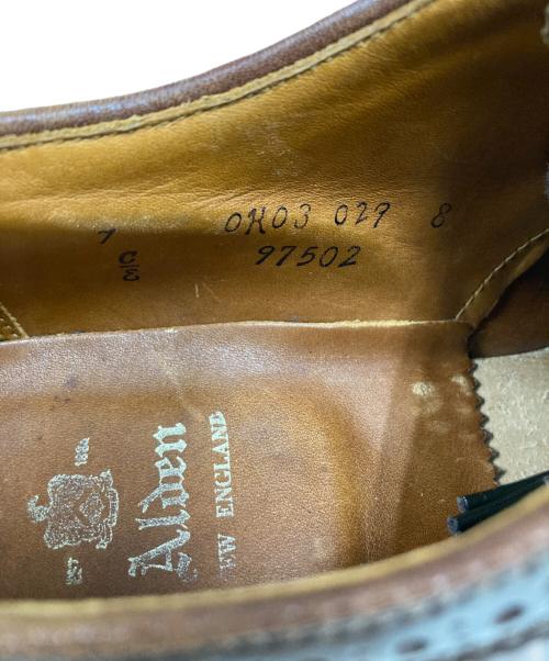 Alden（オールデン）ALDEN (オールデン) ラベロコードバン ロングウィングチップ シューズ ブラウン サイズ:7の古着・服飾アイテム