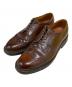 ALDEN（オールデン）の古着「ラベロコードバン ロングウィングチップ シューズ」｜ブラウン
