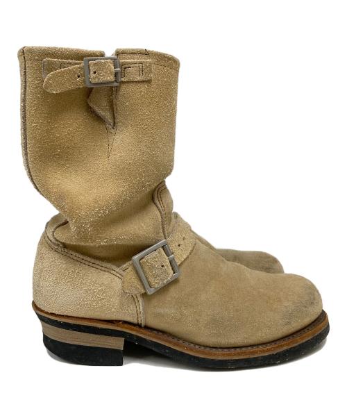 RED WING（レッドウィング）RED WING (レッドウィング) エンジニアブーツ ベージュ サイズ:75Dの古着・服飾アイテム