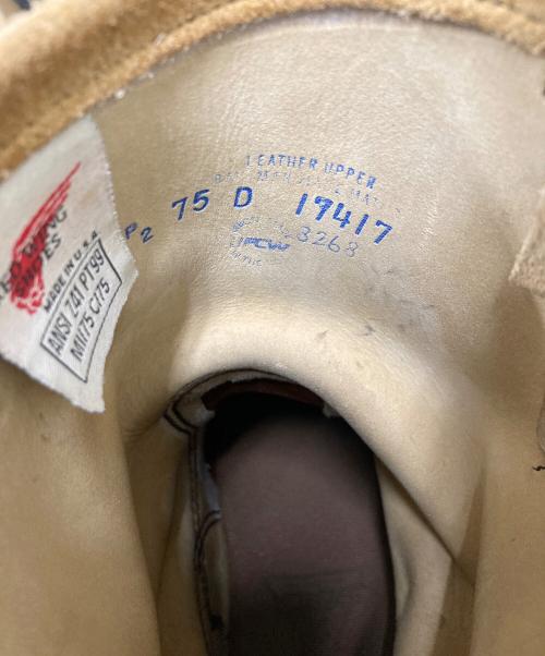 RED WING（レッドウィング）RED WING (レッドウィング) エンジニアブーツ ベージュ サイズ:75Dの古着・服飾アイテム