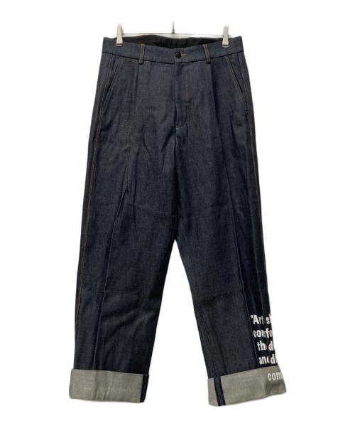 AVEC CES FRERES BY ART COMES FIRST（アヴェック セ フレール アート カムズ ファースト）AVEC CES FRERES by ART COMES FIRST (アヴェック セ フレール アート カムズ ファースト) デニムパンツ インディゴ サイズ:SIZE Mの古着・服飾アイテム