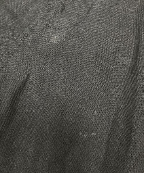 Yohji Yamamoto pour homme（ヨウジヤマモト プールオム）Yohji Yamamoto pour homme (ヨウジヤマモト プールオム) リネンクロップドパンツ ブラック サイズ:SIZE4の古着・服飾アイテム