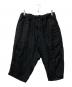 Yohji Yamamoto pour homme（ヨウジヤマモト プールオム）の古着「リネンクロップドパンツ」｜ブラック