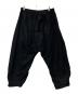 Yohji Yamamoto pour homme (ヨウジヤマモト プールオム) 縦接ぎ裾開きサルエルパンツ ブラック サイズ:SIZE5：24000円