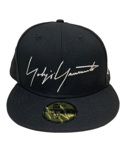 Yohji Yamamoto pour homme（ヨウジヤマモト プールオム）Yohji Yamamoto pour homme (ヨウジヤマモト プールオム) New Era (ニューエラ) コラボベースボールキャップ ブラックの古着・服飾アイテム