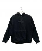 YOHJI YAMAMOTO×New Eraヨウジヤマモト×ニューエラ）の古着「コラボ反転ロゴパーカー」｜ブラック