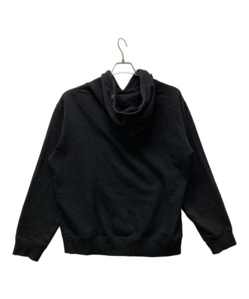 YOHJI YAMAMOTO（ヨウジヤマモト）YOHJI YAMAMOTO (ヨウジヤマモト) New Era (ニューエラ) コラボ反転ロゴパーカー ブラック サイズ:Lの古着・服飾アイテム