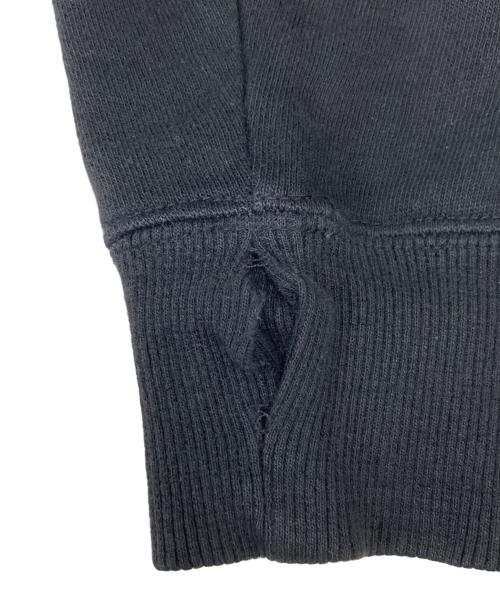 YOHJI YAMAMOTO（ヨウジヤマモト）YOHJI YAMAMOTO (ヨウジヤマモト) New Era (ニューエラ) コラボ反転ロゴパーカー ブラック サイズ:Lの古着・服飾アイテム