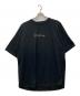 YOHJI YAMAMOTO（ヨウジヤマモト）の古着「ROUND HEM SHORT SLEEVES TEE」｜ブラック